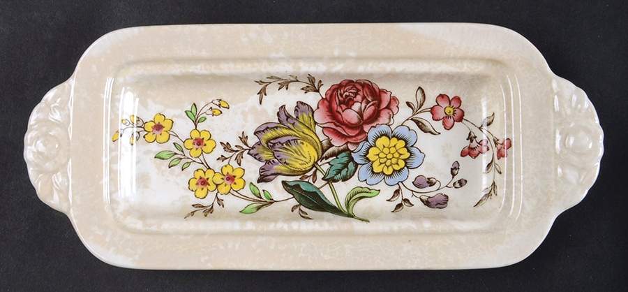 Gainsborough (Marlborough) 1/4 Lb Butter No Lid by Spode-1