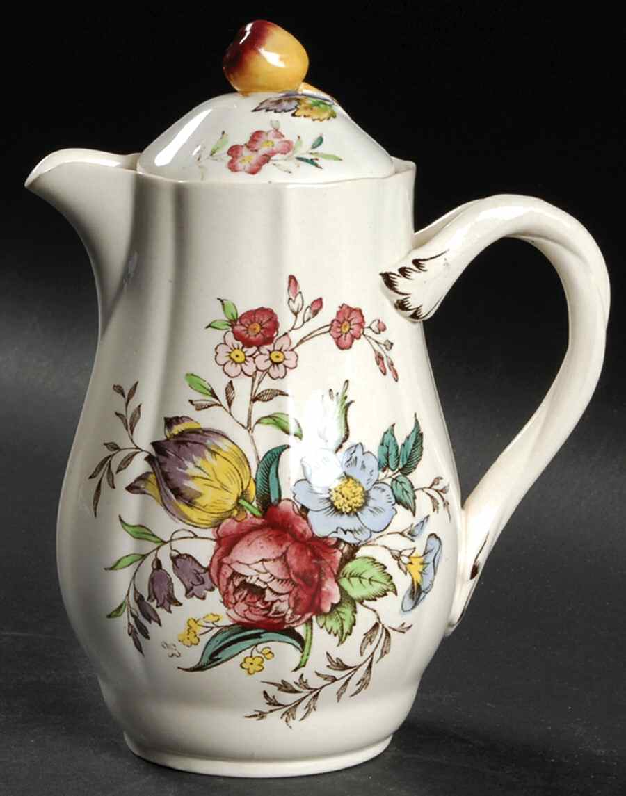 Gainsborough (Marlborough) Hot Water Jug & Lid by Spode-1
