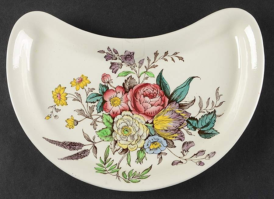 Gainsborough (Marlborough) Crescent Salad Plate by Spode-1