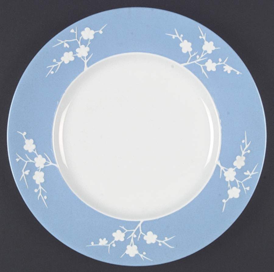 Geisha Light Blue (No Gold Accents) Dinner Plate by Spode-1