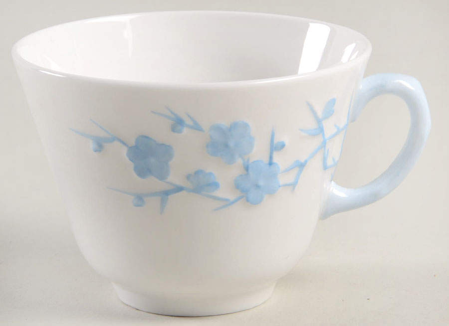 Geisha Light Blue (No Gold Accents) Footed Cup by Spode-1