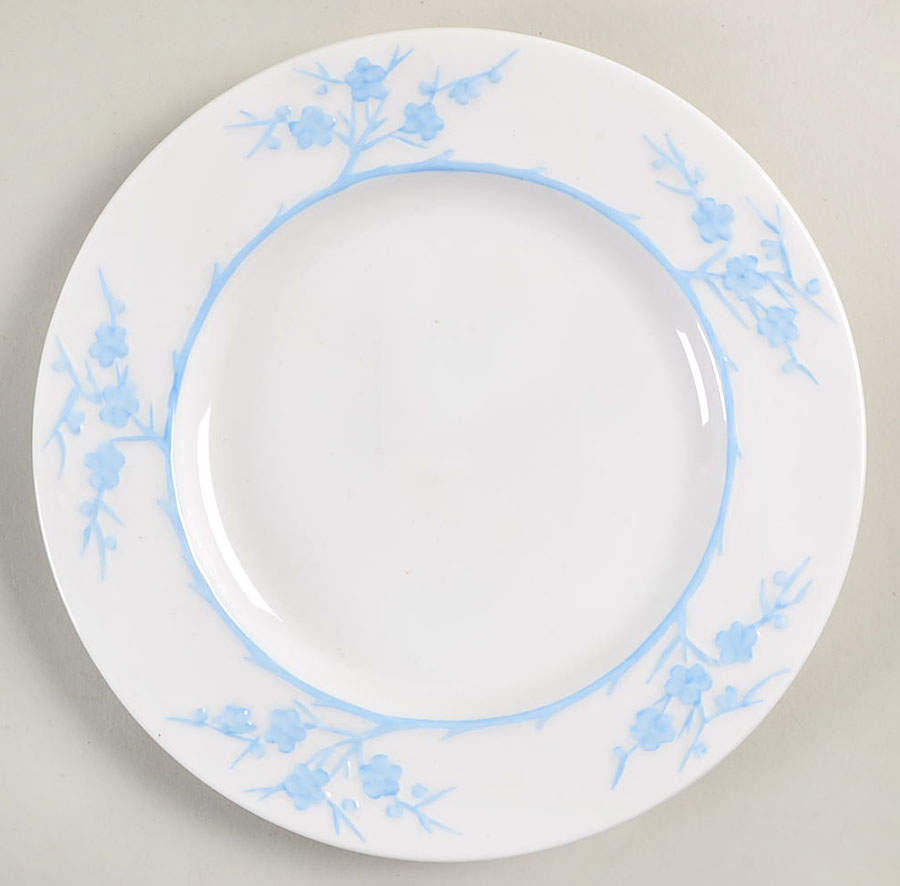 Geisha Light Blue (No Gold Accents) Bread & Butter Plate by Spode-1