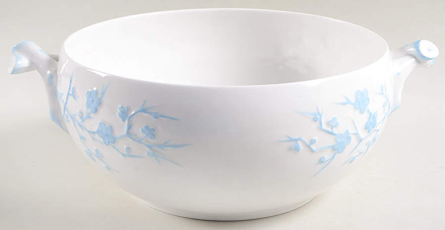 Geisha Light Blue (No Gold Accents) Tureen No Lid by Spode-1