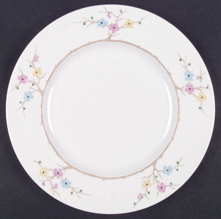 Geisha Multicolor (White Rim) Dinner Plate by Spode-1