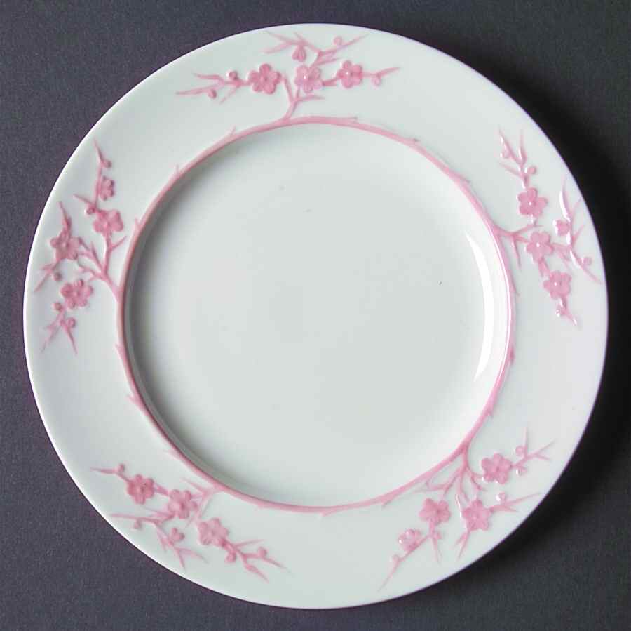 Geisha Light Pink Bread & Butter Plate by Spode-1