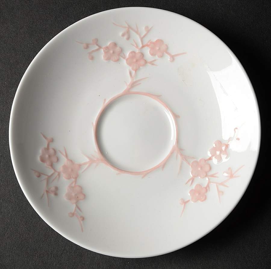 Geisha Light Pink Saucer by Spode-1