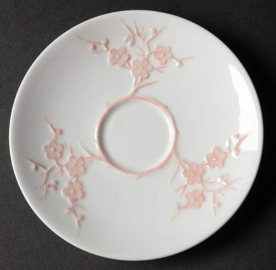 Geisha Light Pink Saucer for Demitasse Cup by Spode-1