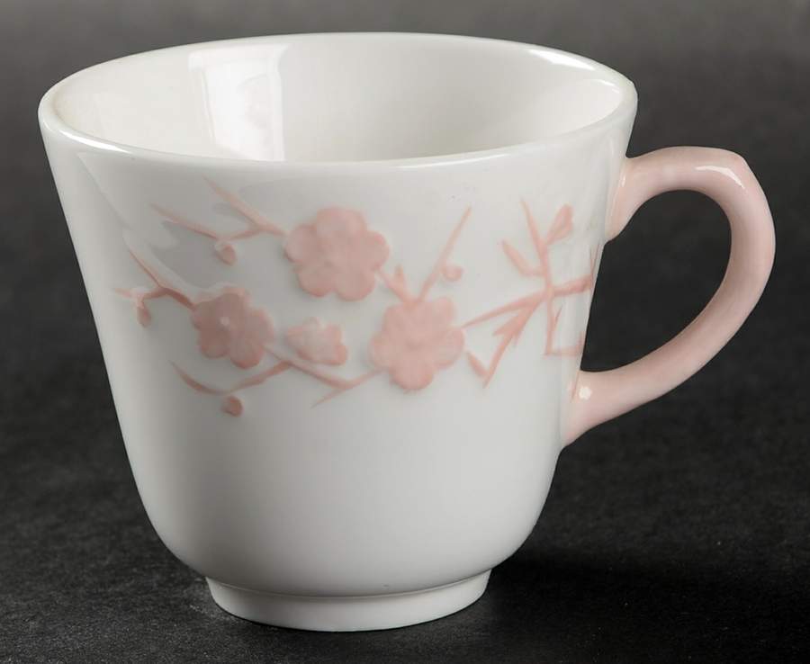 Geisha Light Pink Flat Demitasse Cup by Spode-1