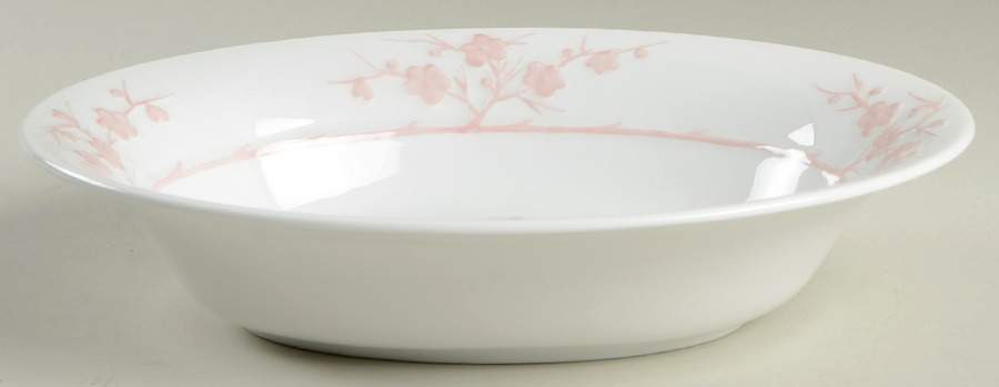 Geisha Light Pink 10" Oval Vegetable Bowl by Spode-1