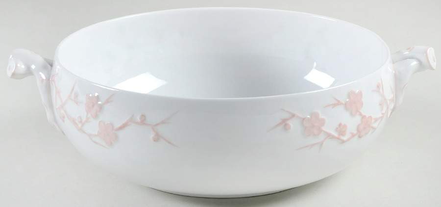 Geisha Light Pink Round Vegetable No Lid by Spode-1
