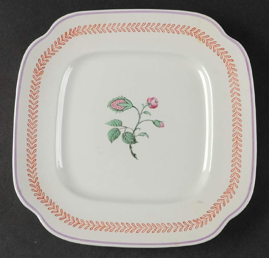 George Washington At Mt. Vernon Square Salad Plate by Spode-1