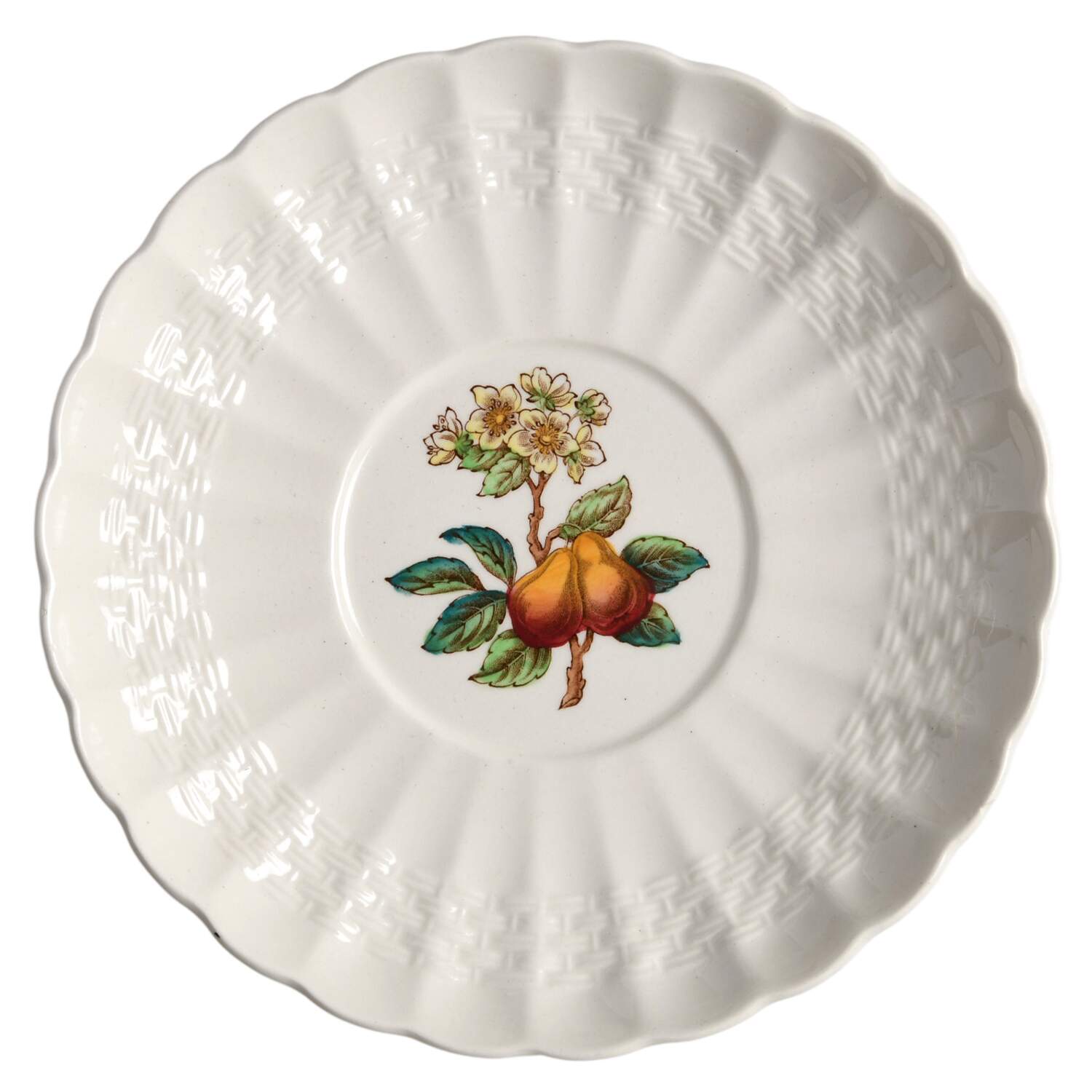 Glendale (Chelsea Wicker) Saucer for Flat Cup by Spode-1
