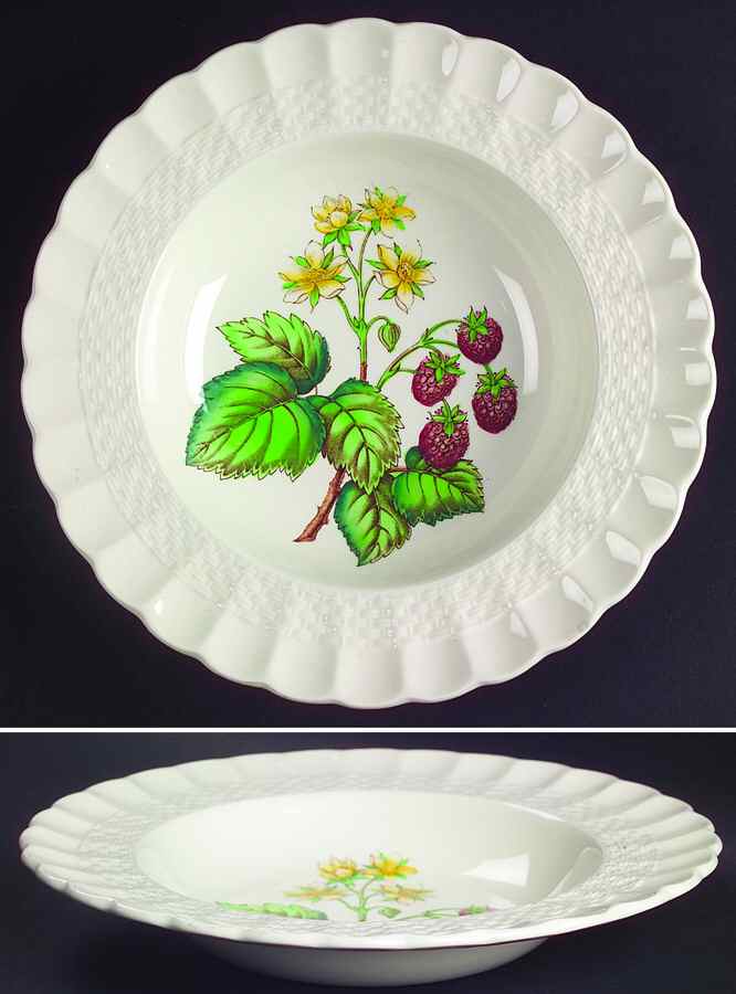 Glendale (Chelsea Wicker) Rim Soup Bowl by Spode-1
