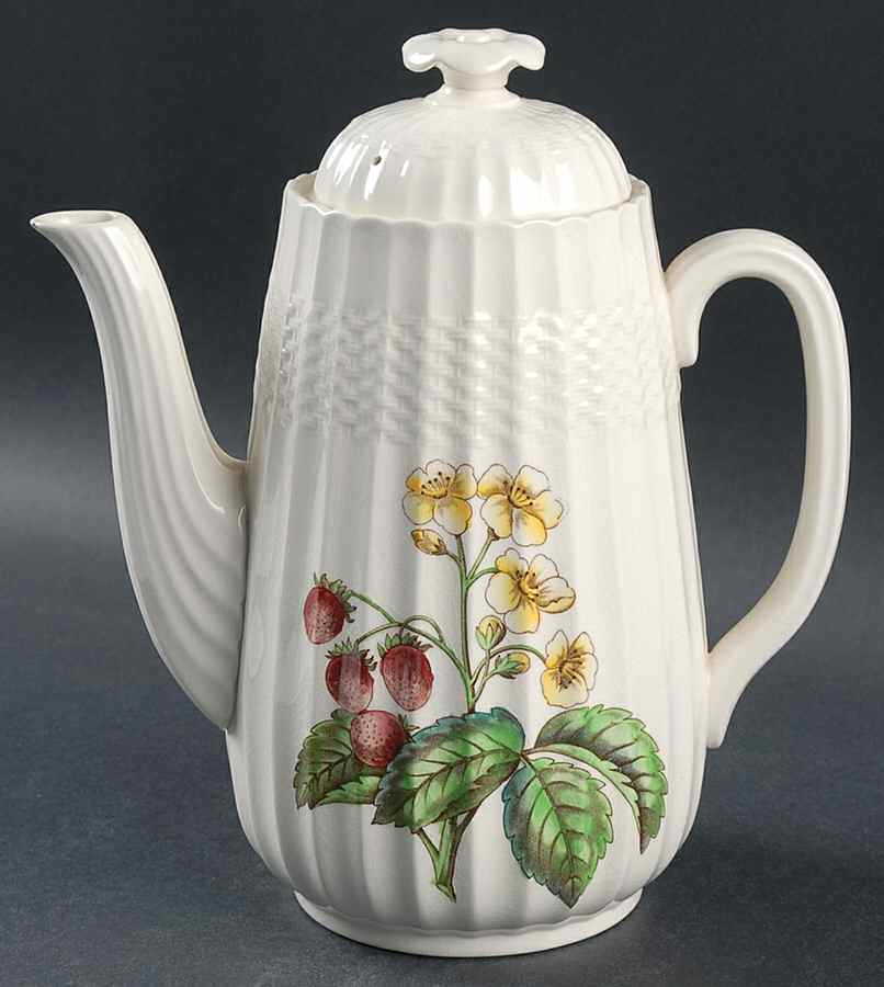 Glendale (Chelsea Wicker) Coffee Pot & Lid by Spode-1