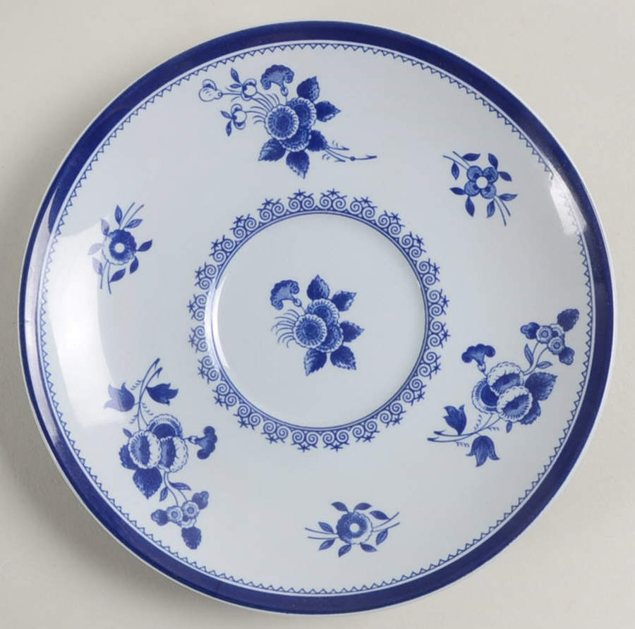 Gloucester (No Trim) Saucer for Canton Shape Footed Cup by Spode-1