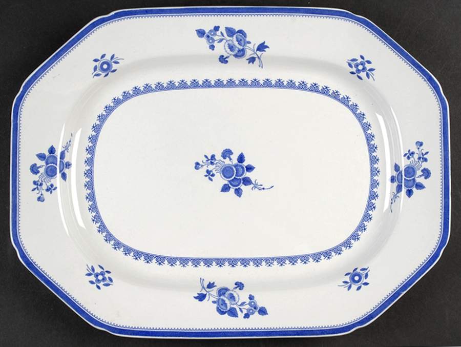 Gloucester (No Trim) 14" Oval Serving Platter by Spode-1