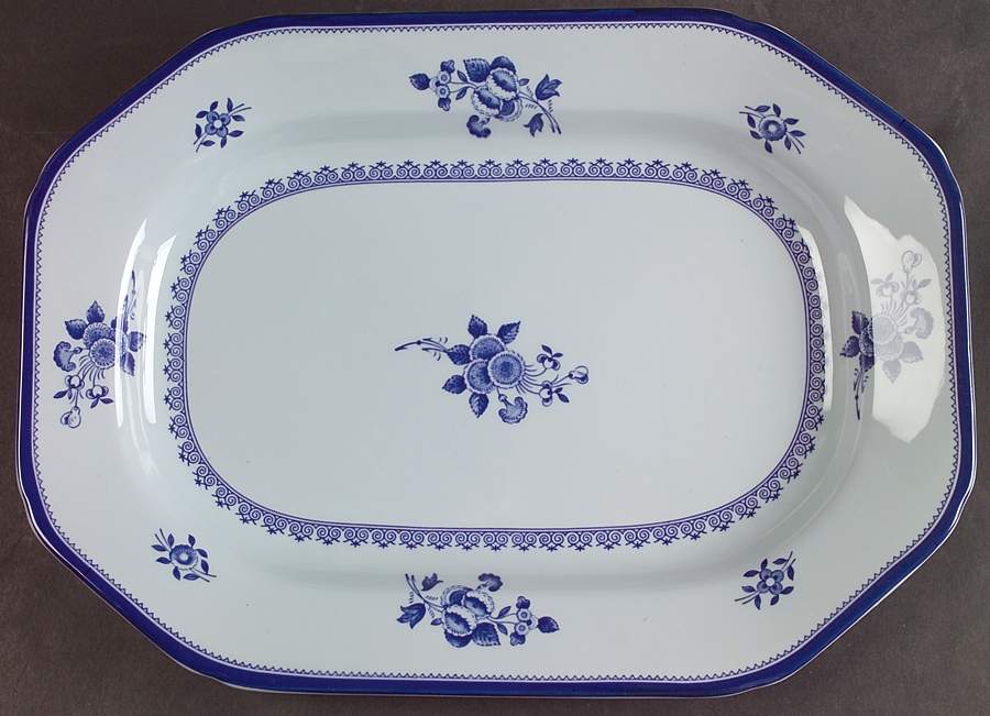 Gloucester (No Trim) 12" Oval Serving Platter by Spode-1