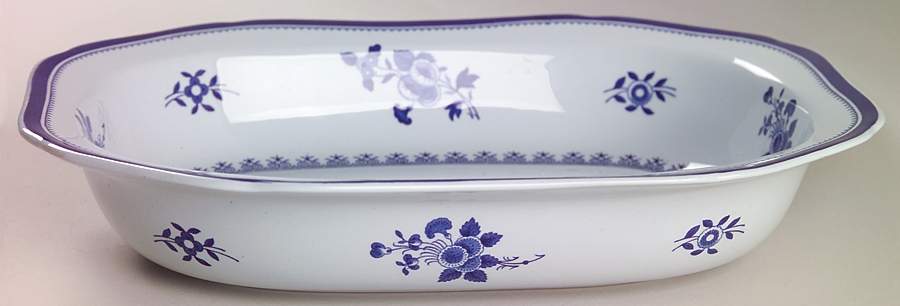 Gloucester (No Trim) 9" Oval Vegetable Bowl by Spode-1