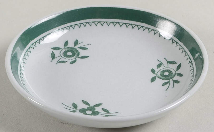 Gloucester Green (Fine Stone) Butter Pat by Spode-1