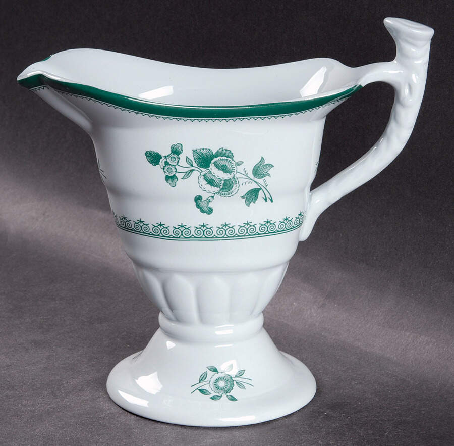 Gloucester Green (Fine Stone) Creamer by Spode-1