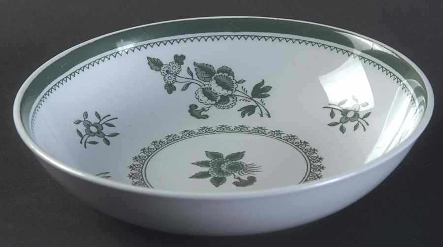 Gloucester Green (Fine Stone) Fruit/Dessert (Sauce) Bowl by Spode-1
