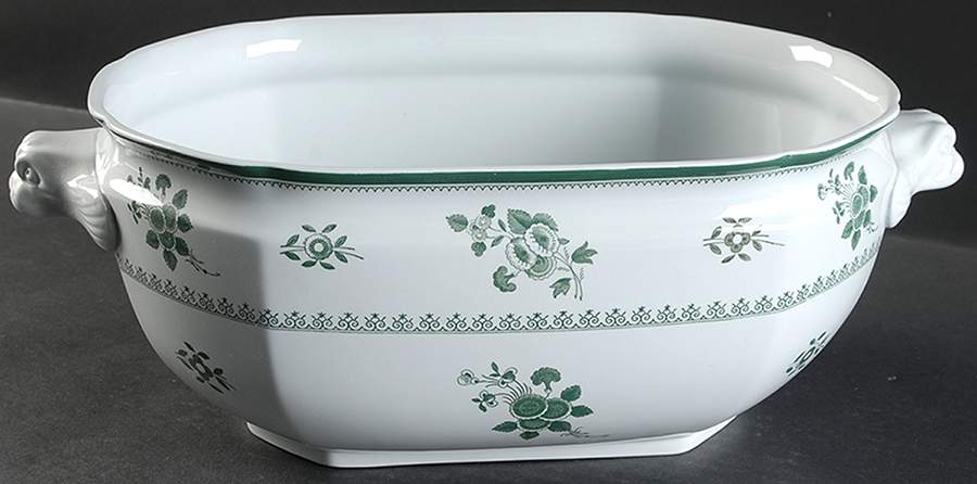 Gloucester Green (Fine Stone) Oval Tureen No Lid by Spode-1