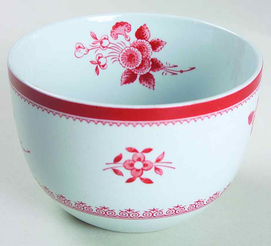 Gloucester Red (Fine Stone) Mini Open Sugar Bowl by Spode-1