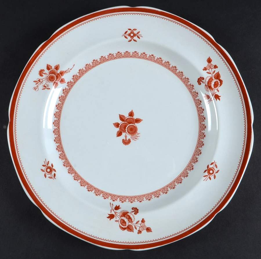 Gloucester Red (Fine Stone) Dinner Plate by Spode-1