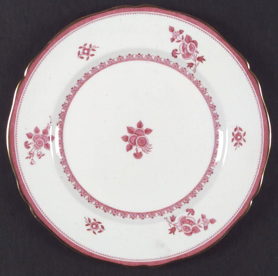 Gloucester Red (Bone) Dinner Plate by Spode-1