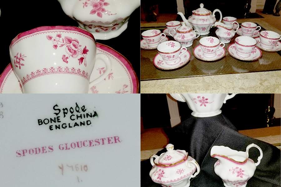 Gloucester Red (Bone) Creamer by Spode-1