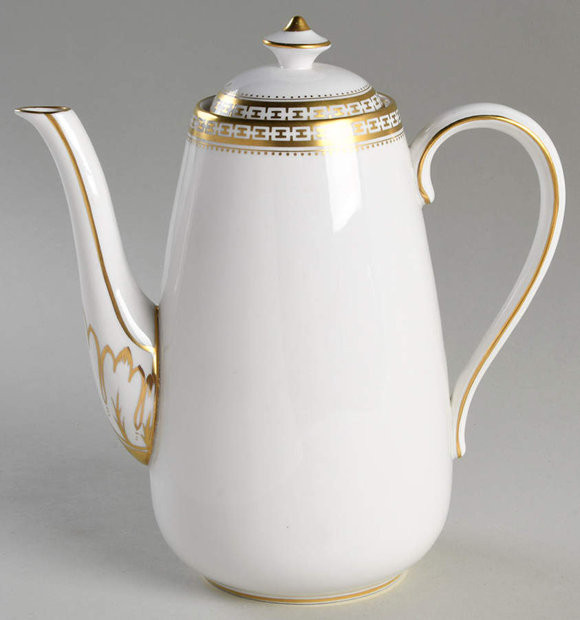 Golden Bracelet Coffee Pot & Lid by Spode-1