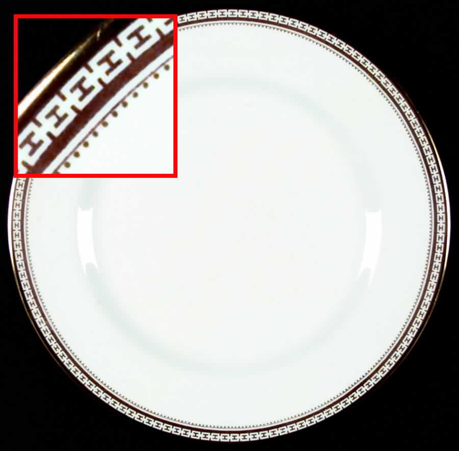 Golden Bracelet Dinner Plate by Spode-1
