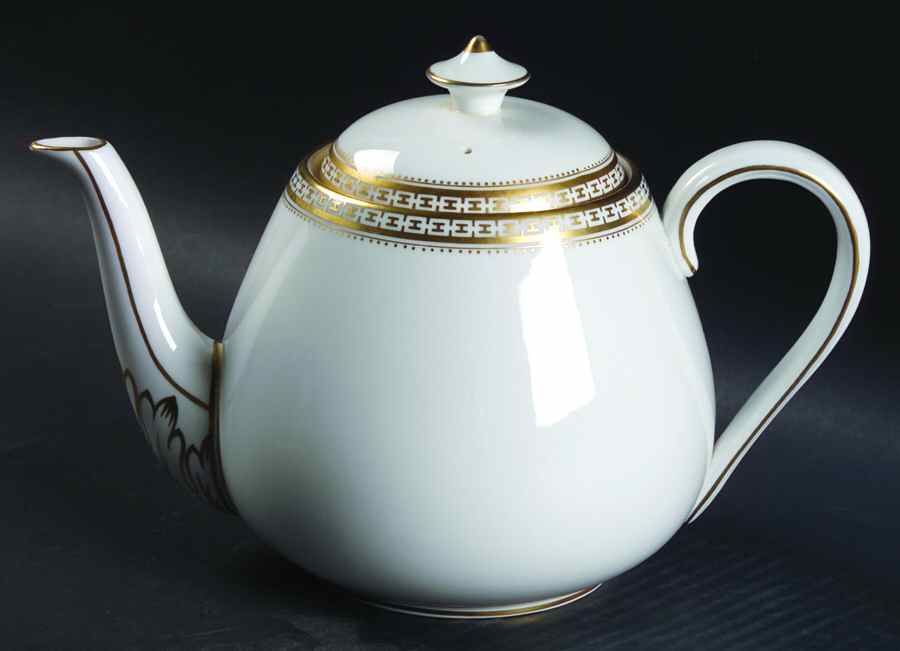 Golden Bracelet Teapot & Lid by Spode-1