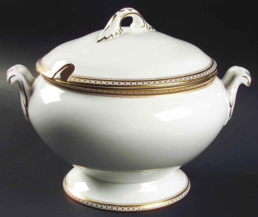 Golden Bracelet Tureen &  Lid by Spode-1