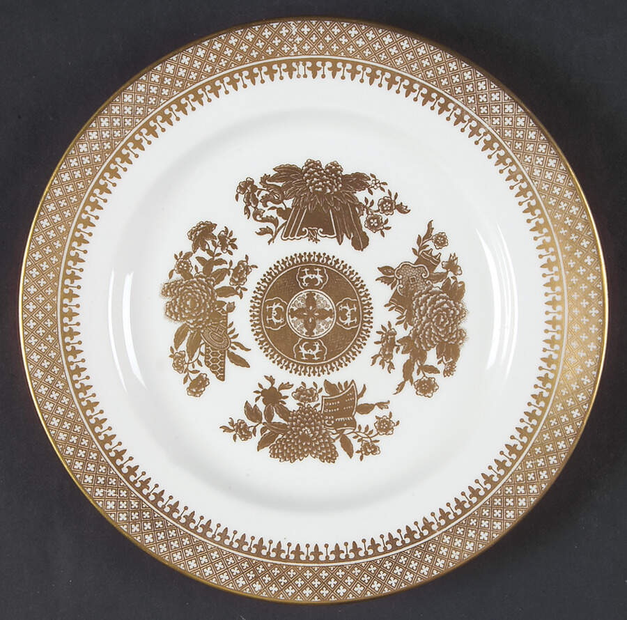 Golden Clipper Salad Plate by Spode-1