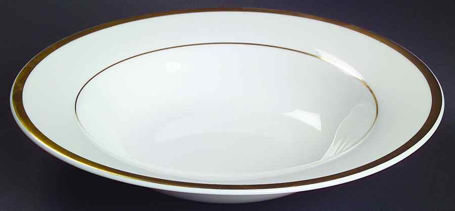 Golden Eternity Rim Soup Bowl by Spode-1