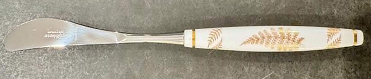 Golden Fern Pastry Knife by Spode-1