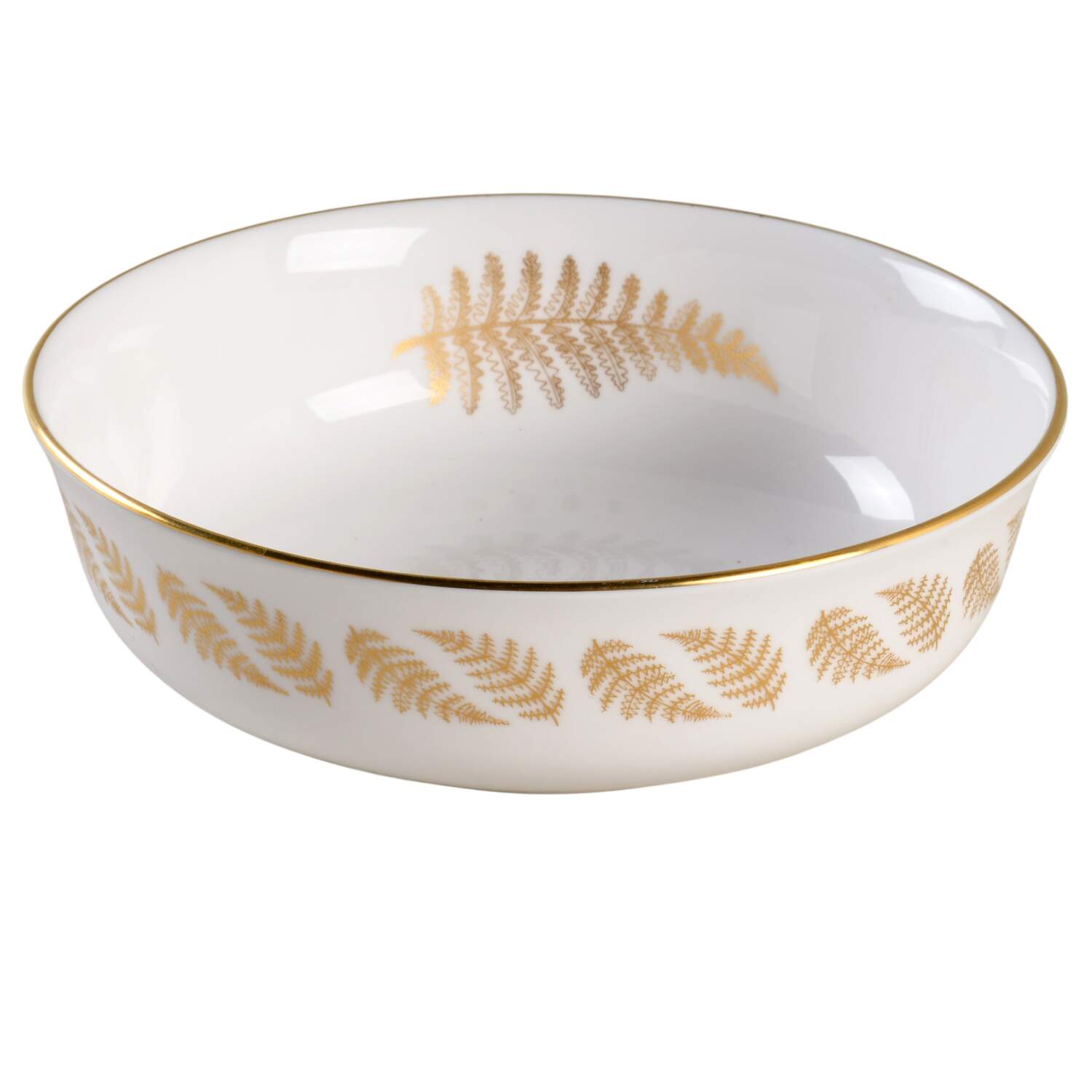 Golden Fern Fruit/Dessert (Sauce) Bowl by Spode-1
