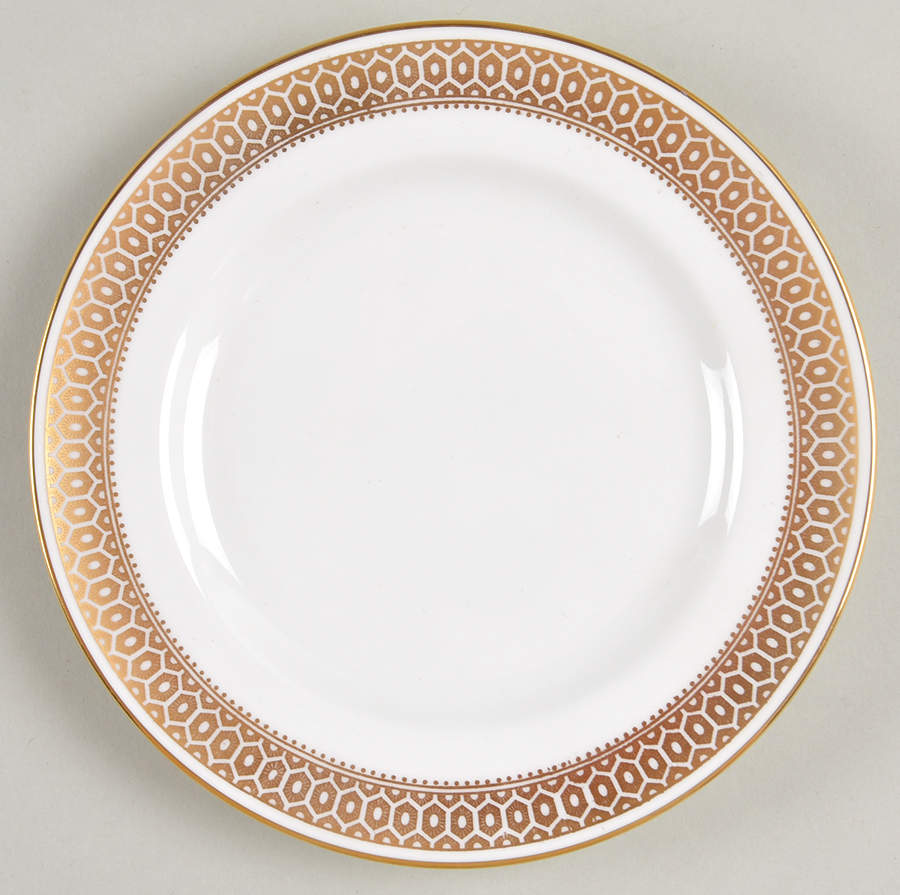 Golden Honeycomb Bread & Butter Plate by Spode-1