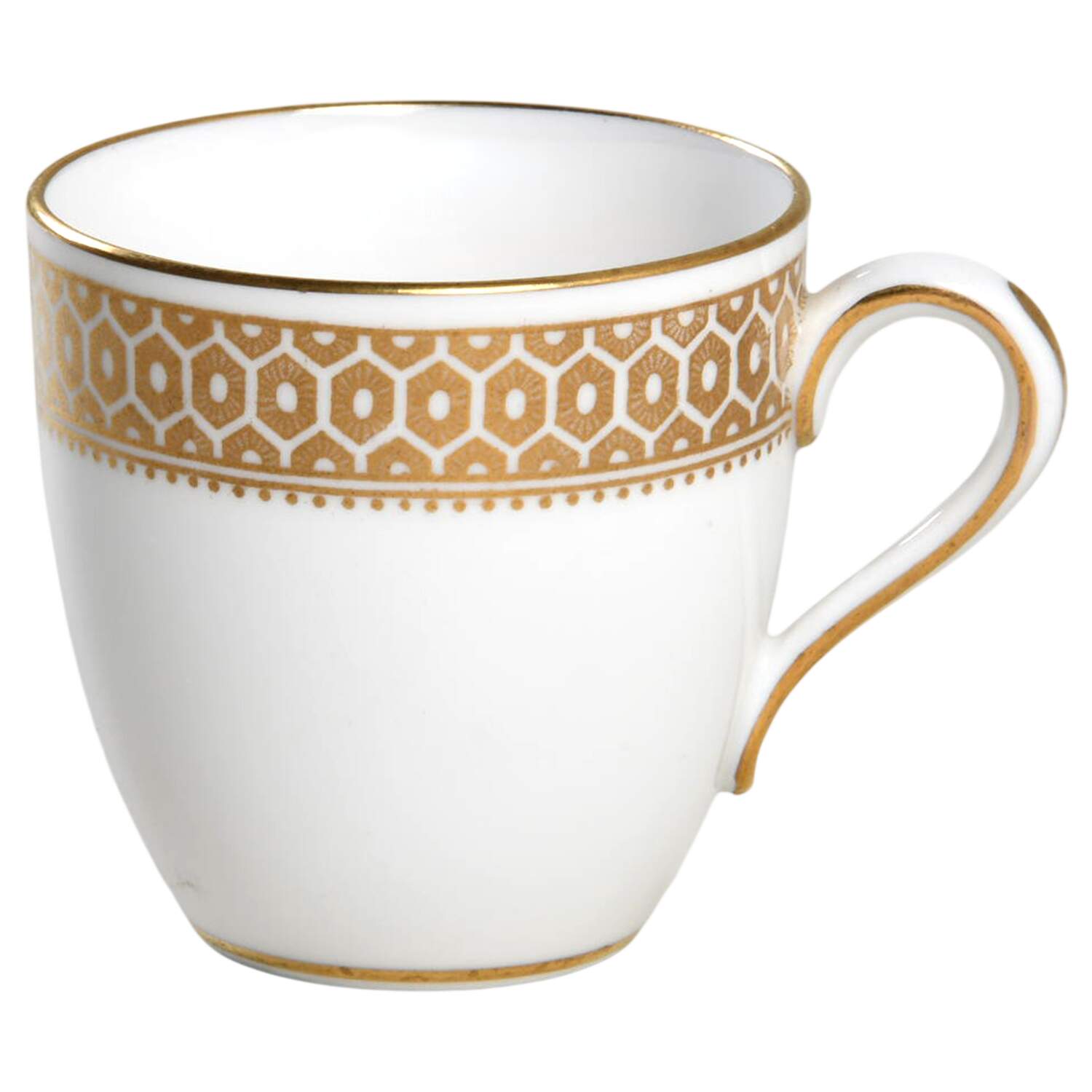 Golden Honeycomb Flat Demitasse Cup by Spode-1