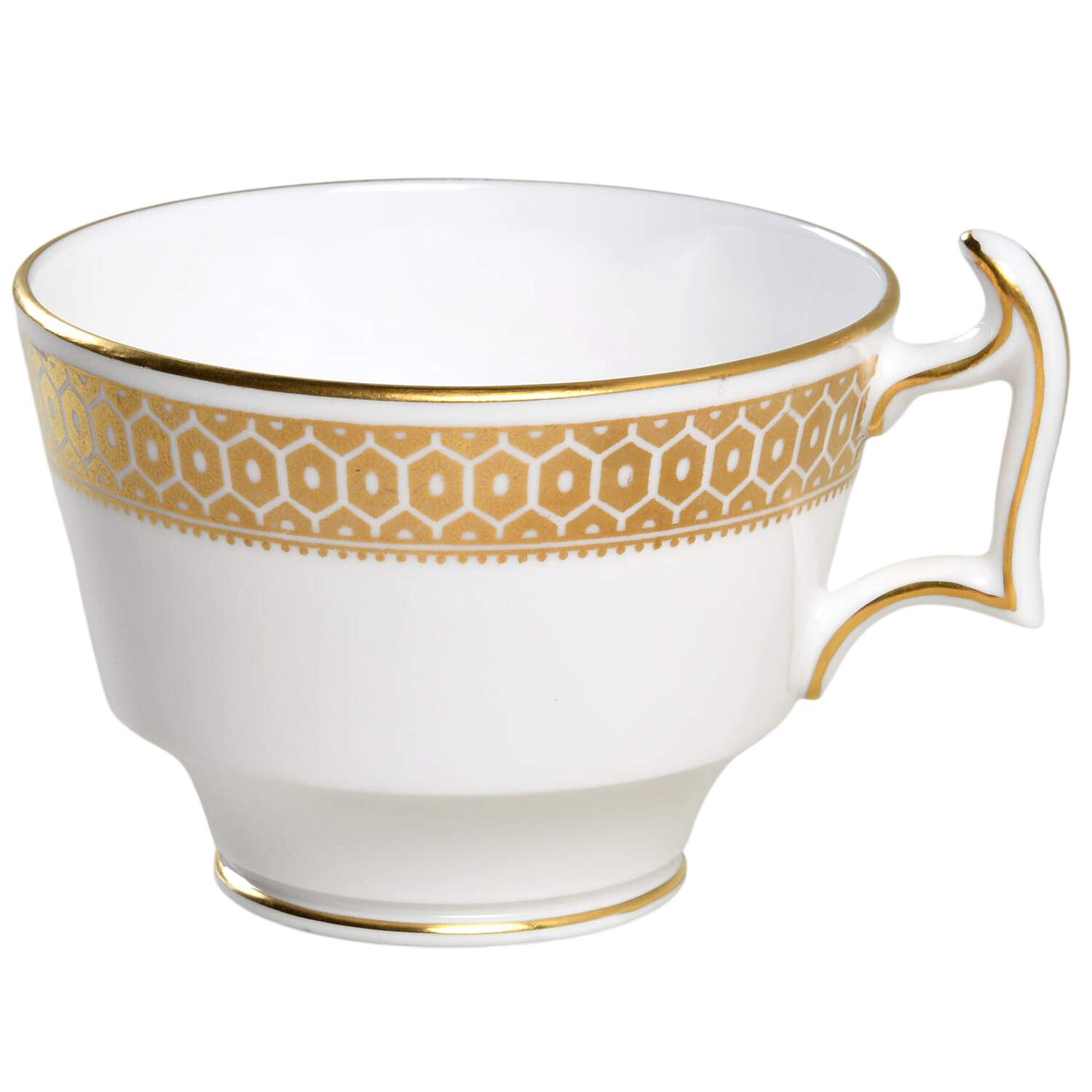Golden Honeycomb Footed Cup by Spode-1