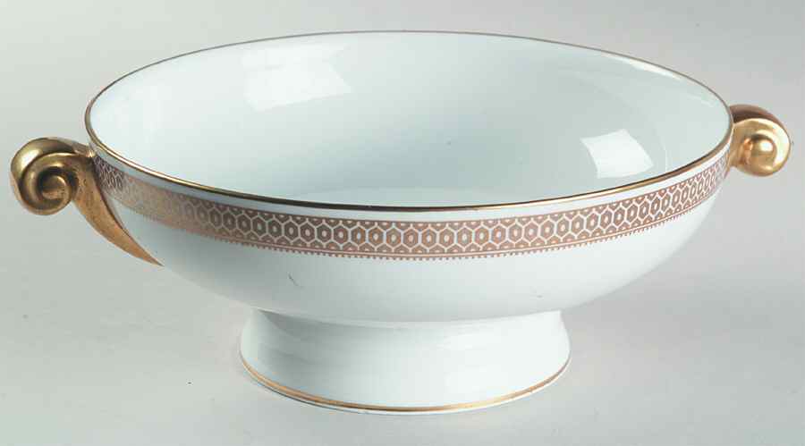 Golden Honeycomb 8" Round Vegetable Bowl by Spode-1