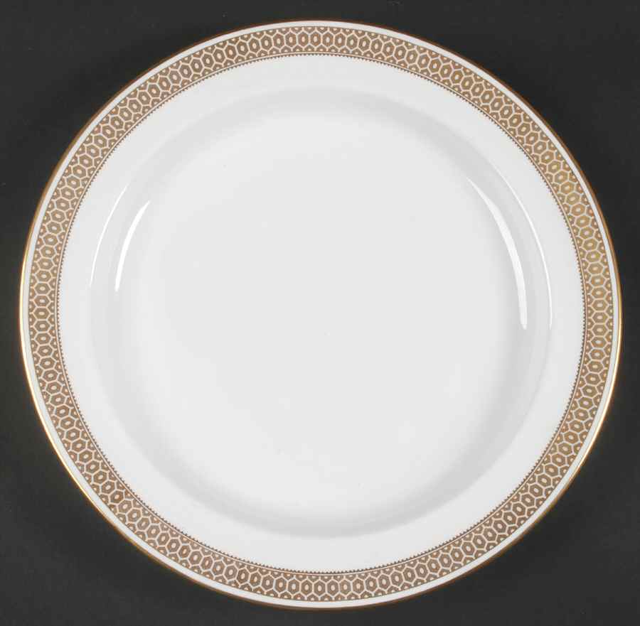 Golden Honeycomb 12" Chop Plate (Round Platter) by Spode-1