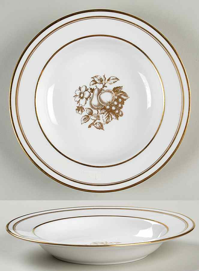 Golden Harvest Rim Soup Bowl by Spode-1