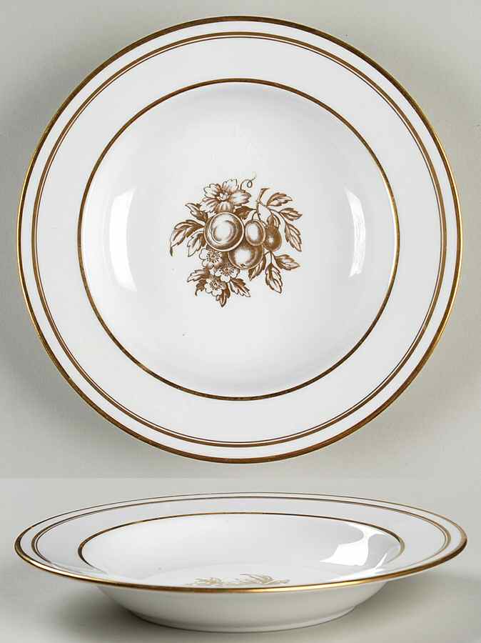 Golden Harvest Rim Soup Bowl by Spode-1