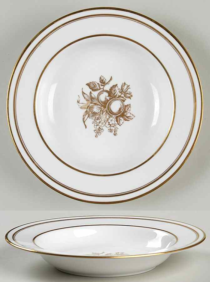 Golden Harvest Rim Soup Bowl by Spode-1
