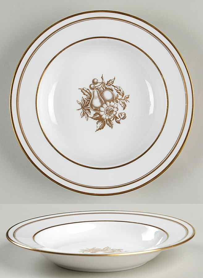 Golden Harvest Rim Soup Bowl by Spode-1