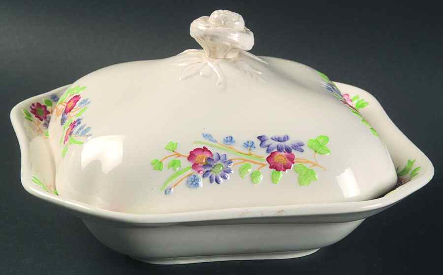 Golden State Small Square Covered Vegetable by Spode-1