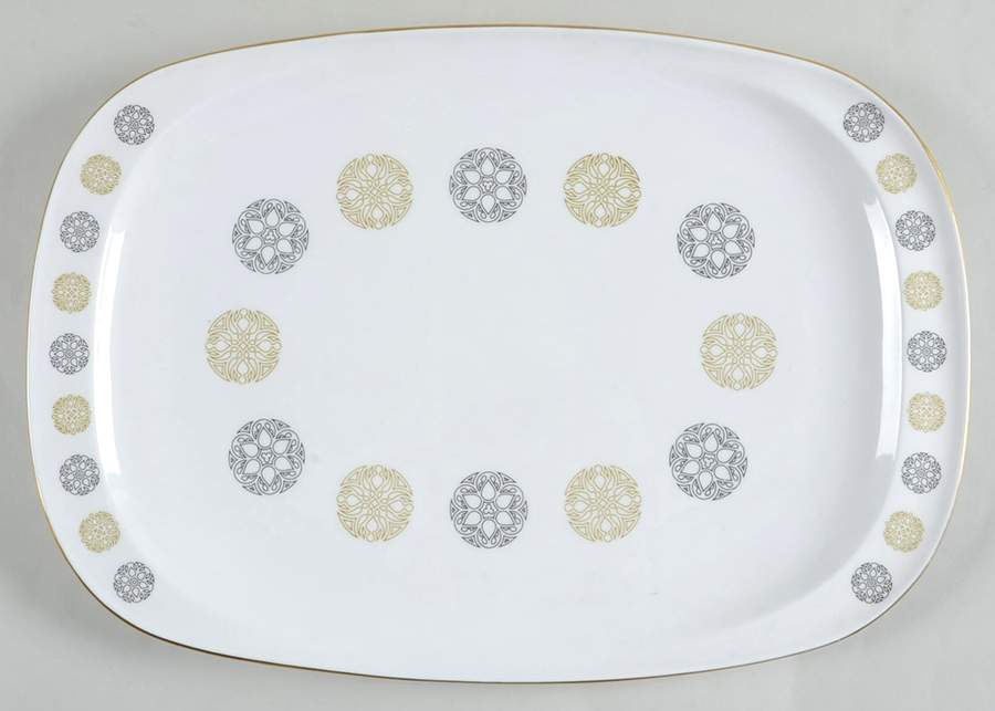 Gothic 14" Oval Serving Platter by Spode-1