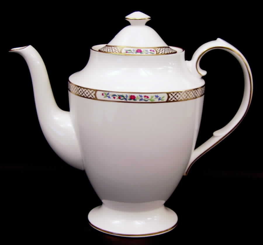 Golden Trellis Coffee Pot & Lid by Spode-1